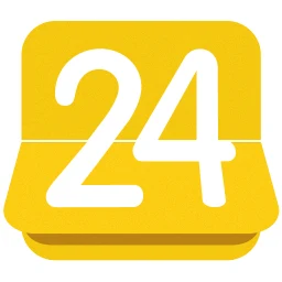 Icono de 24me: calendario, tareas